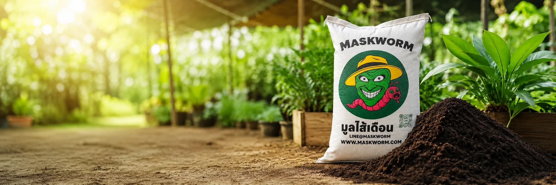ปุ๋ยมูลไส้เดือน Maskworm คืออะไร?